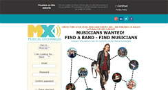 Desktop Screenshot of musicalexchanges.com